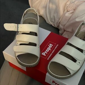 Propet Women's White Strap Sandals